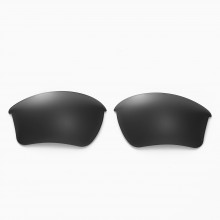 Walleva Black ISARC Polarized Replacement Lenses for Oakley Half Jacket 2.0 XL (OO9154 Series) Sunglasses